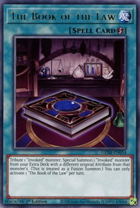 The Book of the Law - Genesis Impact (GEIM) #GEIM-EN054 - Rare YuGiOh Trading Card