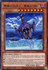 World Legacy - "World Lance" - Genesis Impact (GEIM) #GEIM-EN058 - Rare YuGiOh Trading Card