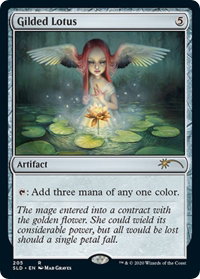 Gilded Lotus - Secret Lair Drop Series (SLD) #205 - Rare Magic: The Gathering Trading Card