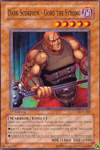 Dark Scorpion - Gorg the Strong - Dark Crisis (DCR) #DCR-060 - Common / Short Print YuGiOh Trading Card