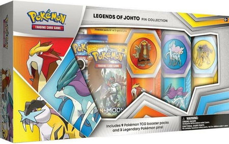 Legends of Johto Pin Collection - Miscellaneous Cards & Products Pokémon trading card