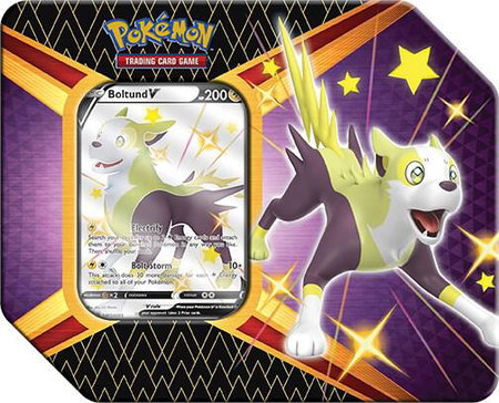Shining Fates V Tin [Boltund V] - Shining Fates Pokémon trading card