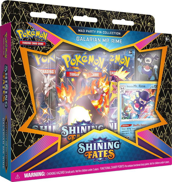 Shining Fates Mad Party Pin Collection [Galarian Mr. Rime] - Shining Fates Pokémon trading card