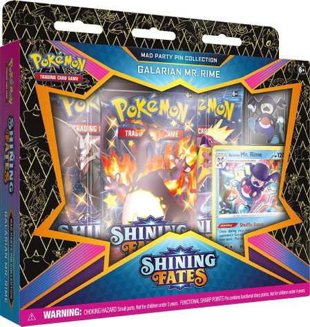 Shining Fates Mad Party Pin Collection [Galarian Mr. Rime] - Shining Fates Pokémon trading card