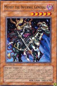 Mefist the Infernal General - Dark Crisis (DCR) #DCR-066 - Rare YuGiOh Trading Card