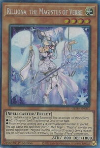 Rilliona, the Magistus of Verre (CR) - Genesis Impact (GEIM) #GEIM-EN003 - Collector's Rare YuGiOh Trading Card