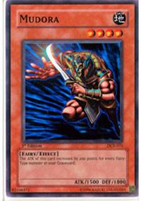 Mudora trading card from Dark Crisis Mudora - Dark Crisis YuGiOh trading card