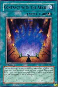 Contract with the Abyss - Dark Crisis (DCR) #DCR-086 - Rare YuGiOh Trading Card