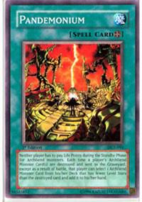 Pandemonium trading card from Dark Crisis Pandemonium - Dark Crisis YuGiOh trading card
