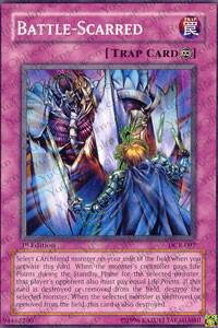 Battle-Scarred trading card from Dark Crisis Battle-Scarred - Dark Crisis YuGiOh trading card