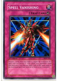 Spell Vanishing - Dark Crisis YuGiOh trading card
