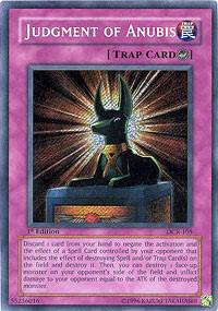Judgment of Anubis - Dark Crisis YuGiOh trading card