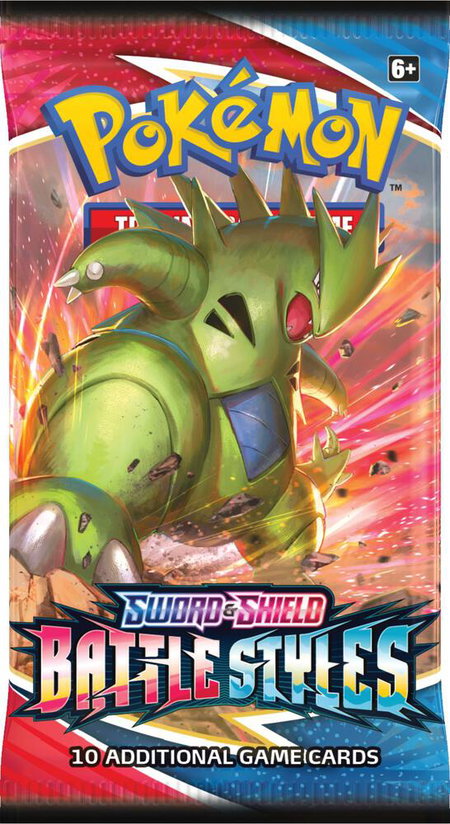 Battle Styles Booster Pack trading card from SWSH05: Battle Styles Battle Styles Booster Pack - SWSH05: Battle Styles Pokémon trading card