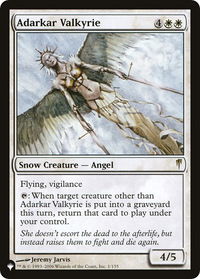 Adarkar Valkyrie - The List Reprints (LIST) #1/155 - Rare Magic: The Gathering Trading Card
