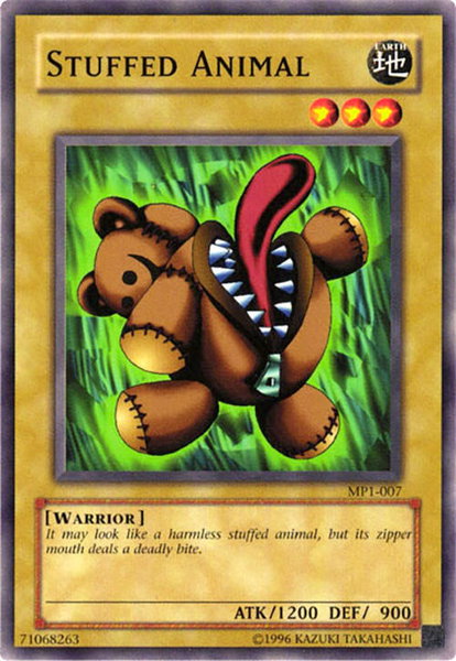 Stuffed Animal trading card from McDonald's Promo Stuffed Animal - McDonald's Promo YuGiOh trading card