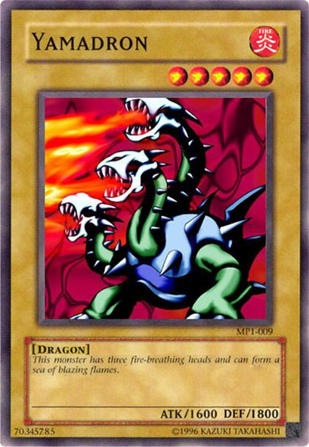 Yamadron trading card from McDonald's Promo Yamadron - McDonald's Promo YuGiOh trading card