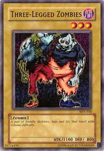 Three-Legged Zombies - McDonald's Promo (MP1) #MP1-010 - Common / Short Print YuGiOh Trading Card