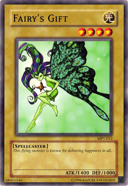 Fairy's Gift trading card from McDonald's Promo Fairy's Gift - McDonald's Promo YuGiOh trading card