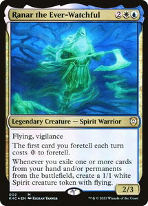 Ranar the Ever-Watchful - Commander: Kaldheim (KHC) #2 - Mythic Rare Magic: The Gathering Trading Card