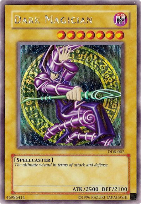 Dark Magician (Dark Duel Stories) trading card from Yu-Gi-Oh! Video Game Promotional Cards Dark Magician (Dark Duel Stories) - Yu-Gi-Oh! Video Game Promotional Cards YuGiOh trading card