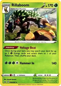 Rillaboom - 014/202 (Cosmos Holo) - Miscellaneous Cards & Products (MCAP) #014/202 - Promo Pokémon Trading Card