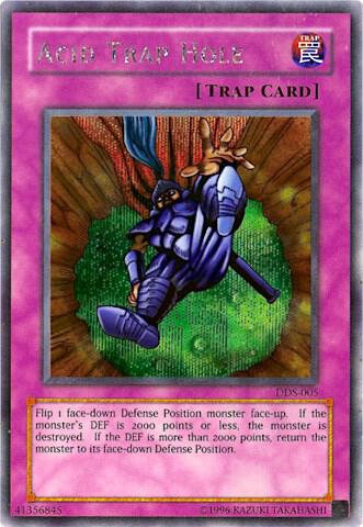 Acid Trap Hole (Dark Duel Stories) trading card from Yu-Gi-Oh! Video Game Promotional Cards Acid Trap Hole (Dark Duel Stories) - Yu-Gi-Oh! Video Game Promotional Cards YuGiOh trading card