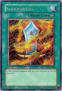 Salamandra (Dark Duel Stories) - Yu-Gi-Oh! Video Game Promotional Cards (VDP) #DDS-006 - Prismatic Secret Rare YuGiOh Trading Card