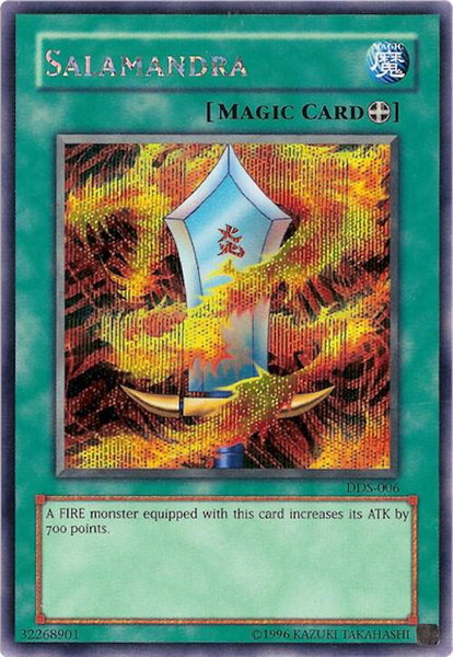 Salamandra (Dark Duel Stories) trading card from Yu-Gi-Oh! Video Game Promotional Cards Salamandra (Dark Duel Stories) - Yu-Gi-Oh! Video Game Promotional Cards YuGiOh trading card