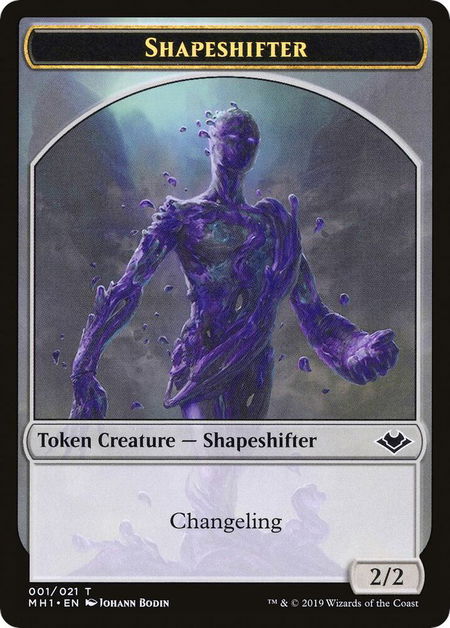 Shapeshifter // Spider Double-Sided Token - Modern Horizons Magic: The Gathering trading card