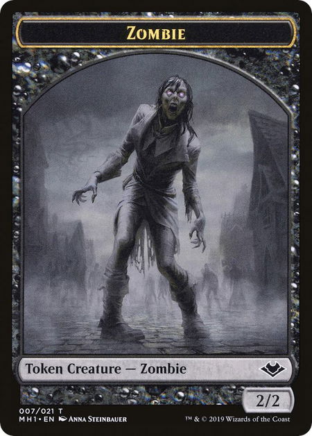 Zombie // Golem Double-Sided Token trading card from Modern Horizons Zombie // Golem Double-Sided Token - Modern Horizons Magic: The Gathering trading card
