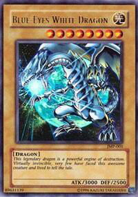 Blue-Eyes White Dragon (JMP-001) - Shonen Jump Magazine Promos (SJMP) #JMP-001 - Ultra Rare YuGiOh Trading Card