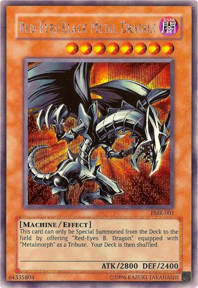 Red-Eyes Black Metal Dragon (Forbidden Memories) trading card from Yu-Gi-Oh! Video Game Promotional Cards Red-Eyes Black Metal Dragon (Forbidden Memories) - Yu-Gi-Oh! Video Game Promotional Cards YuGiOh trading card