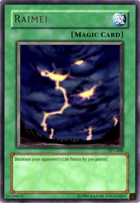 Raimei - Tournament Pack 1 YuGiOh trading card