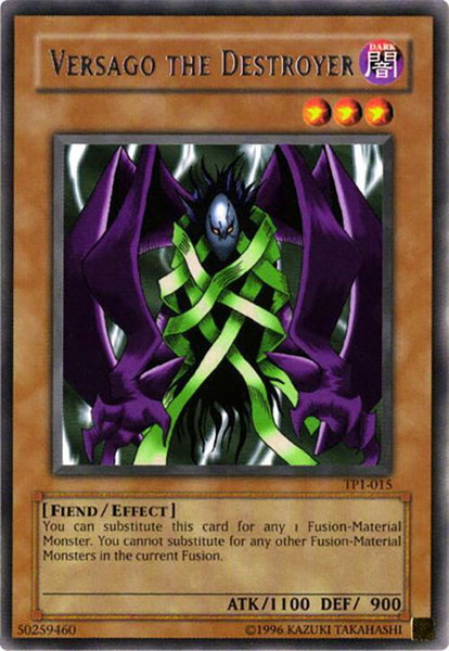 Versago the Destroyer trading card from Tournament Pack 1 Versago the Destroyer - Tournament Pack 1 YuGiOh trading card