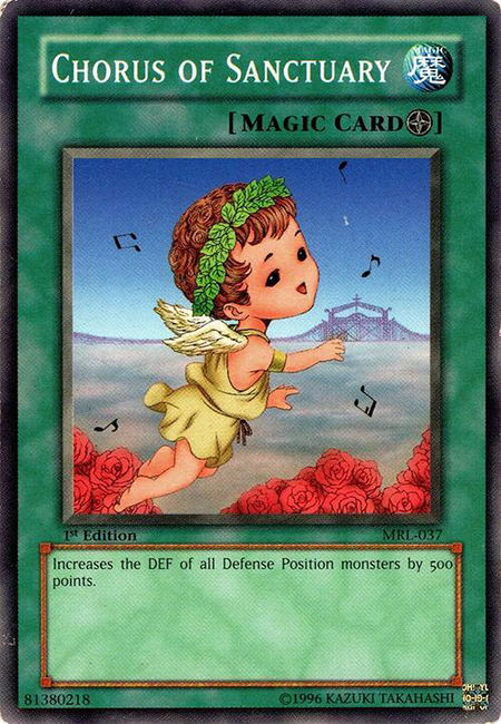 Chorus of Sanctuary - Magic Ruler YuGiOh trading card