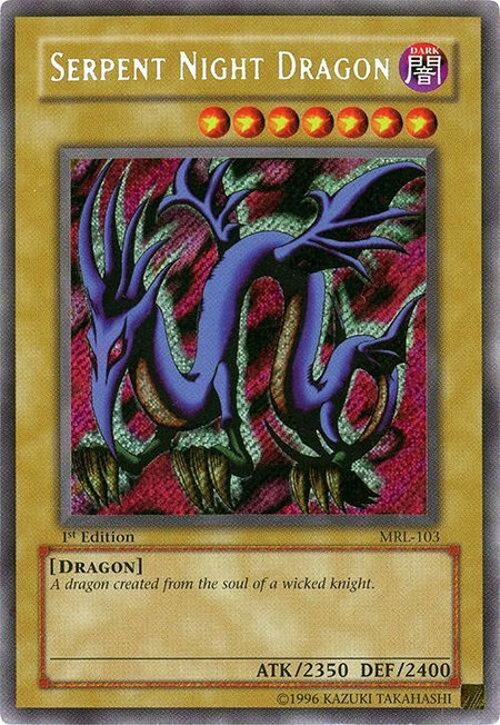 Serpent Night Dragon - Magic Ruler YuGiOh trading card