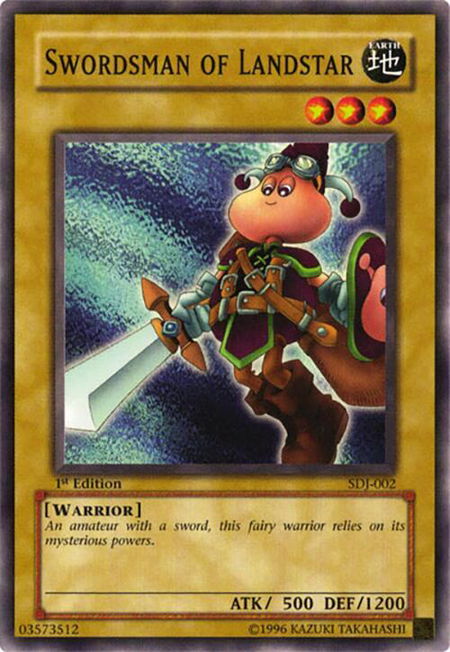 Swordsman of Landstar trading card from Starter Deck: Joey Swordsman of Landstar - Starter Deck: Joey YuGiOh trading card