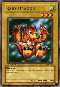 Baby Dragon - Starter Deck: Joey (SDJ) #SDJ-003 - Common / Short Print YuGiOh Trading Card