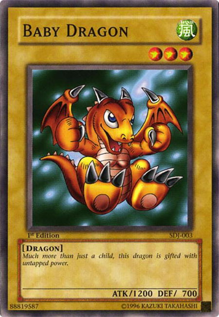 Baby Dragon - Starter Deck: Joey YuGiOh trading card
