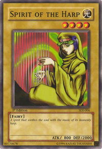 Spirit of the Harp - Starter Deck: Joey (SDJ) #SDJ-004 - Common / Short Print YuGiOh Trading Card