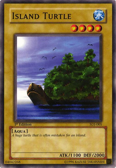 Island Turtle trading card from Starter Deck: Joey Island Turtle - Starter Deck: Joey YuGiOh trading card
