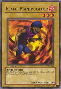 Flame Manipulator - Starter Deck: Joey (SDJ) #SDJ-006 - Common / Short Print YuGiOh Trading Card