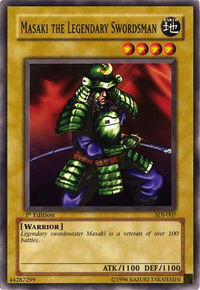 Masaki the Legendary Swordsman - Starter Deck: Joey (SDJ) #SDJ-007 - Common / Short Print YuGiOh Trading Card