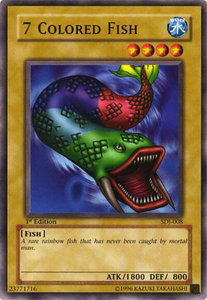 7 Colored Fish - Starter Deck: Joey (SDJ) #SDJ-008 - Common / Short Print YuGiOh Trading Card