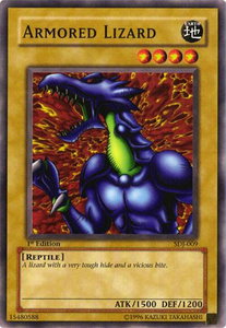 Armored Lizard - Starter Deck: Joey (SDJ) #SDJ-009 - Common / Short Print YuGiOh Trading Card