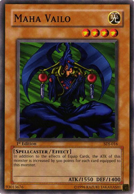 Maha Vailo - Starter Deck: Joey YuGiOh trading card