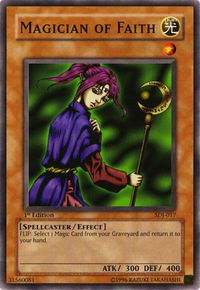 Magician of Faith - Starter Deck: Joey (SDJ) #SDJ-017 - Common / Short Print YuGiOh Trading Card