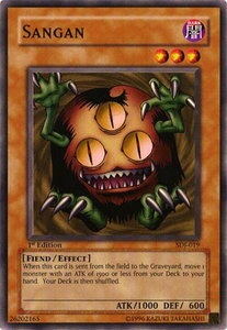 Sangan - Starter Deck: Joey (SDJ) #SDJ-019 - Common / Short Print YuGiOh Trading Card