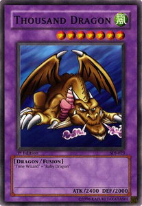 Thousand Dragon - Starter Deck: Joey (SDJ) #SDJ-023 - Common / Short Print YuGiOh Trading Card