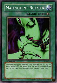 Malevolent Nuzzler - Starter Deck: Joey (SDJ) #SDJ-025 - Common / Short Print YuGiOh Trading Card
